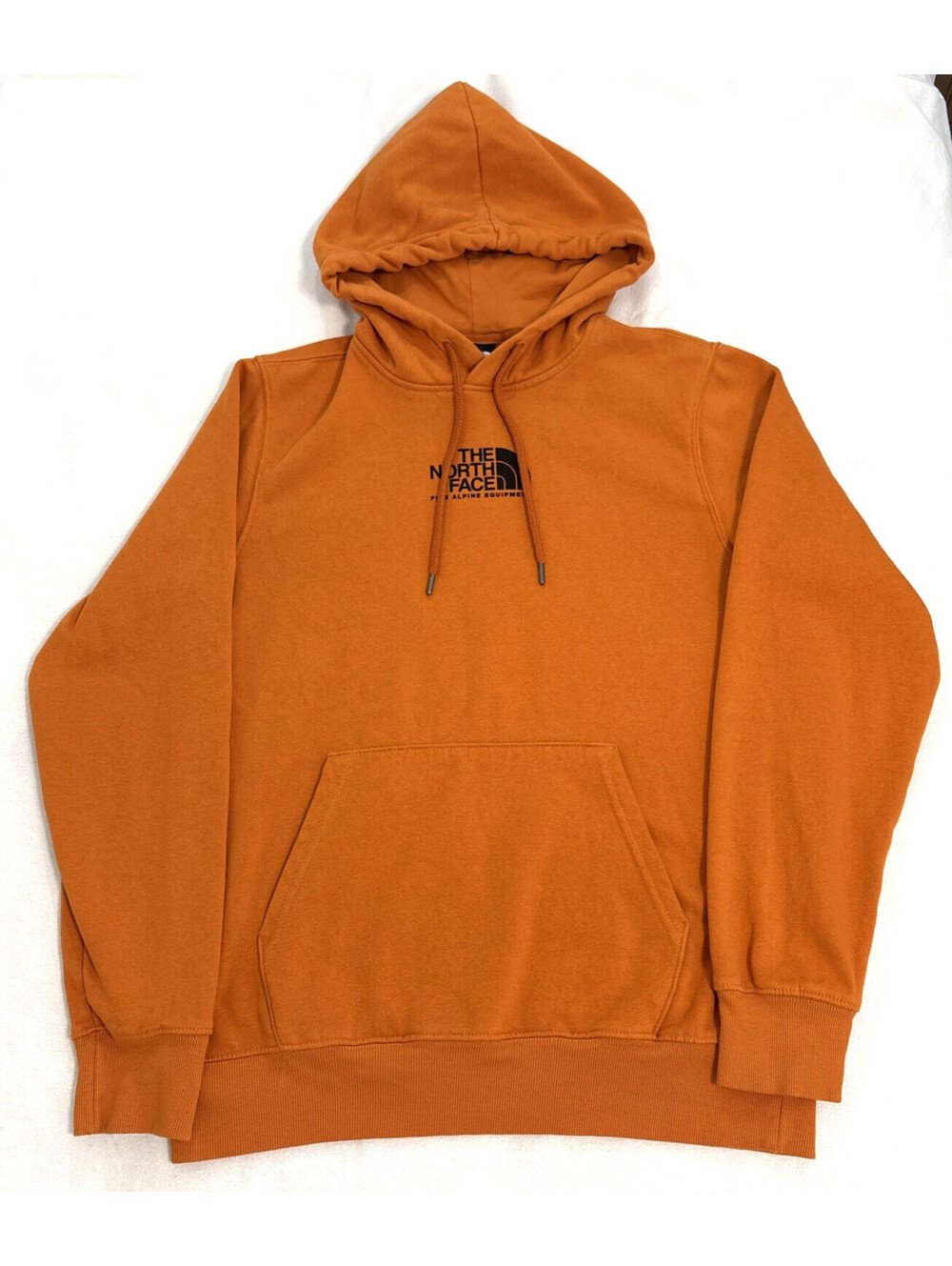 The North Face Men's Fine Alpine Orange Pullover Hoodie Small